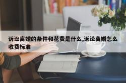 诉讼离婚的条件和花费是什么,诉讼离婚怎么收费标准